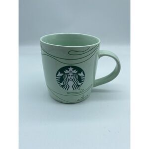 STARBUCKS Holiday 2020 Mug Mint Green Swirl Mermaid Siren Logo Coffee Cup 12 oz